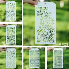 Aside from crafting and card making embossing is used in many other industries. 6 Pcs 12 24 Cm Seamless Stencil For Scrapbooking Painting Album Paper Card Making Craft Decorative Embossing Template Buy From 4 On Joom E Commerce Platform