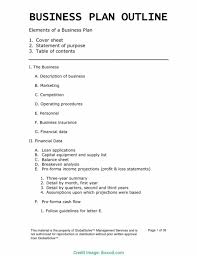 How To Get A Small Loan One Page Business Plan Business Plan Template Word Business Plan Outline