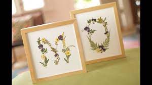 Diy pressed flower frame process. Pressed Flowers Diy Youtube