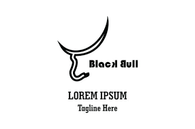 Download Black Bull Company Logo Vector Graphic By Yuhana Purwanti Creative Fabrica PSD Mockup Templates
