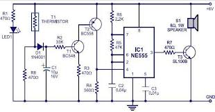 Fire Alarm Circuit The Circuit Which Can Detect Fire Electronics Circuit Sensor Electronic Circuit Projects Circuit Diagram Electronics Circuit