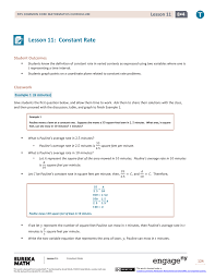 Grade 8 Mathematics Module 4 Topic B Lesson 11