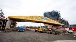 With a population approaching 250,000, it is the second largest city in wales. New Bridge Installed As Part Of Swansea S 1 Billion Regeneration Scheme Wales Itv News
