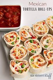 Mexican Tortilla Wrap Roll Ups Recipe Recipe Tortilla Wraps Recipes Food
