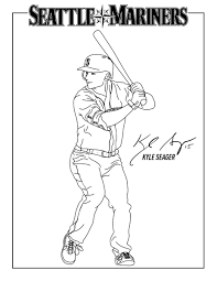 Opens in a new window; Seattle Mariners On Twitter Kick Off The Weekend By Setting Your Creativity Free With Some Mariners And Marinermoose Coloring Pages