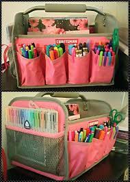 Craftsman Tool Tote Is Perfect For Planner Supplies Organization Craft Organization Craft Room Organization School Supplies