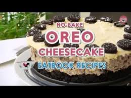 Baking the basque cheesecake in a very high temperature oven will rapidly caramelize the top surface while leaving the center only partially cooked. No Bake Oreo Cheesecake Recipe 6 Ingredients And No Mixer Needed Eatbook Sg Oreo Cheesecake Recipes Baked Oreo Cheesecake Recipe Baking