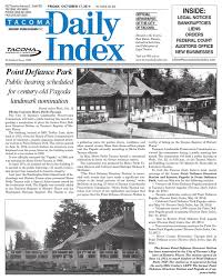 Tacoma Daily Index, October 17, 2014 by Sound Publishing