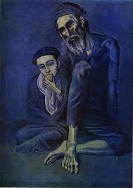 pablo picasso old beggar with a boy pablo picasso art picasso art pablo picasso paintings