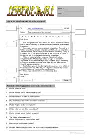 Background images are images that are applied to the background of an element in an email. Personal Letter And E Mail Worksheet English Esl Worksheets For Distance Learning And Physical Classrooms
