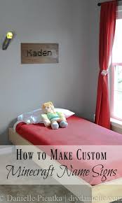Maybe you would like to learn more about one of these? How To Make A Minecraft Name Sign Diy Danielle
