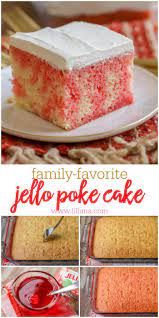 Jello Poke Cake Recipe Works With Any Flavor Of Jello Video Lil Luna Recipe Poke Cake Recipes Jello Cake Recipes Desserts