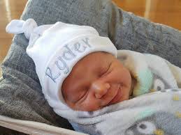 Personalized Baby Boy Hospital Hat