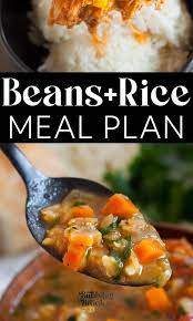 My Dave Ramsey Meal Plan For A Beans And Rice Budget Free Pdf Meal Planning Meals Cheap Healthy Meals