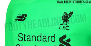 Polyester type of brand logo: Liverpool 19 20 Goalkeeper Away Kit Leaked Footy Headlines