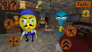 Jogo bob esponja saw game: Sponge Neighbor S Hospital Scary Friends Escape Aplicaciones En Google Play