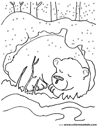 African animals coloring page printable pages click the african to view pictures of animals frogs hibernate coloring page twisty noodle with this coloring book you will give your littles a pretty good. This Is A Great Coloring Sheet For A Hibernation Themed Story Time To Make It A Bit More Fun F Bear Coloring Pages Coloring Pages Winter Animal Coloring Pages
