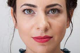 Diamond Septum Ring Diamond Piercing Diamond Nose Ring Bling High End Jewelry Sold 14k Yellow Gold Ring 8 1mm Genuine Diamonds Sku 34 Diamond Nose Ring Septum Ring Septum