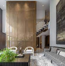 pin by isadora miranda on 01 居住空间 foyer design green interior design staircase design