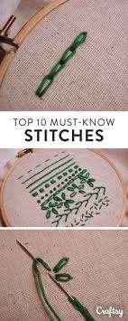 Embroidery stitching punch needles set poking cross stitch tools crochet knitting art needles huacan cross stitch embroidery bridge scenery needlework sets tree landscape kits white. 900 Hand Embroidery Stitches Ideas In 2021 Hand Embroidery Embroidery Stitches Hand Embroidery Stitches
