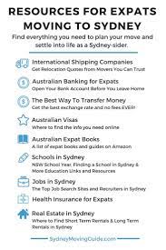 Resources For Expats Moving To Sydney Australia This Is A Long List Of Resources To Help You Out With Your Move To Austr Moving To Australia Australia Sydney