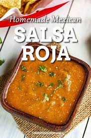 Mexican Salsa Roja Recipe Mexican Salsa Recipes Salsa Roja Mexican Salsa