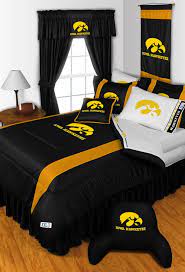 University Of Iowa Hawkeyes Bed In A Bag Set Sports Bedding Comforter Sets Queen Bedding Sets