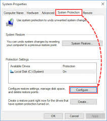 How To Turn Off System Restore In Windows