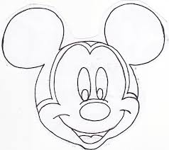 Mickey Mouse Para Colorear Faciles