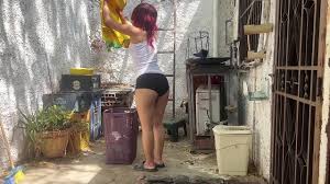I Came Home and Found My Beautiful Stepdaughter Alone Cleaning the Yard in  Shorts I Couldnt Hold Back Her Ass - XNXX.COM