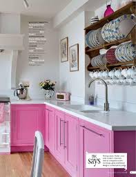 beautiful kitchens, pink kitchen
