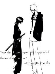 Bleach Anime Fan Art Quote Bleach Anime Ichigo And Rukia Anime
