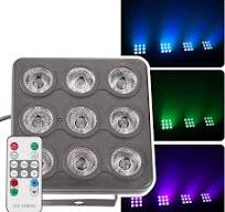 Amazon.com: Rivendell Slim Par 9x4W RGBW LED Luz de ...