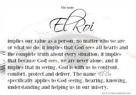 Thoughtful Thursdays El Roi The God Who Sees And Hears Creative K Kids Words Of Encouragement Prayer Devotional Prayer Scriptures