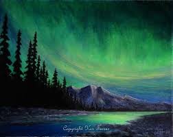 Aurora Borealis Acrylic Painting Google Search Immagini Buone Idee Idee