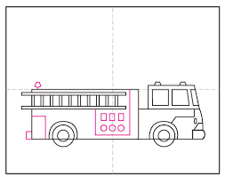 How to draw fire truck step by stepthanks for watching!! How To Draw A Fire Truck Art Projects For Kids