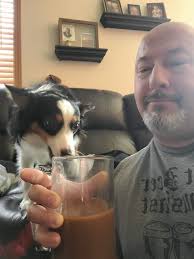 Just looks like she wants my coffee...