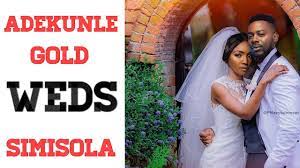 She shared photos of herself and adekunle gold while taking their wedding vows and captioned; Adekunle Gold And Simi S Wedding Youtube