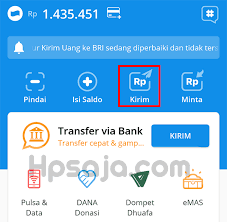 Pilih menu transfer yang ada di halaman muka. Cara Transfer Saldo Dana Ke Rekening Bank Tanpa Biaya Admin