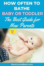 Some of the advice from moms is: How Often To Bathe Baby 4 Reasons Not To Do It Daily Baby Bath Time Baby Bath Time Essentials Baby Bath Time Ideas