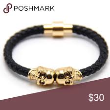Black And Gold Bracelet For Men Black Gold Jewelry For Beautiful Pieces Genuine Leather Bracelet Bracelets For Men Fashion Bracelets