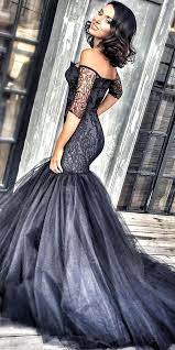 Prom dresses long with sleeves pearl wedding dress evening dresses elegant custom wedding dress evening party dress prom mermaid. Black Trumpet Wedding Dress Off 73 Www Daralnahda Com