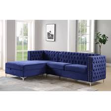 By us pride furniture (1) $ 708 47. Sullivan Navy Blue Velvet Glamourous Sofa Sectional Couch