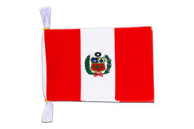 According to the article 49 of the constitution of peru, it is a vertical triband with red outer bands and a single white middle band. Peru Flagge Peruanische Fahne Kaufen Flaggenplatz Shop