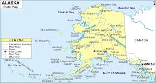 Street list of peninsula point. Alaska Map Map Of Alaska State With Cities Road River Highways
