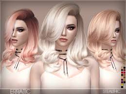 The sims 4 women's hairstyle pack is a collection of 44+ hairstyles and meshes packed in a single folder. Stealthic Erratic Female Hair