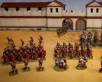 Image of Roman legionary infantry Julius Caesar