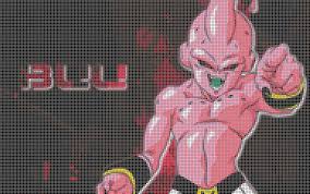 Dragonball Z Kid Buu 30 Colors Cross Stitch Pattern Cross Stitch Art Cross Stitch Patterns Cross Stitch
