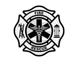 Vector Fire Rescue Ai Eps Pdf Png Svg Dxf Jpg Download Fire Rescue Firefighter Clipart Firefighter Cross