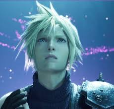 Cloud's lip quiver in the remake ending